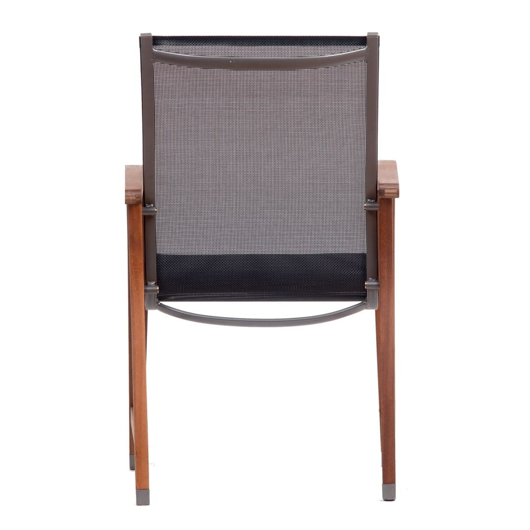 Set da pranzo ovale estensibile per patio da esterno da 9 pezzi - 9 pezzi