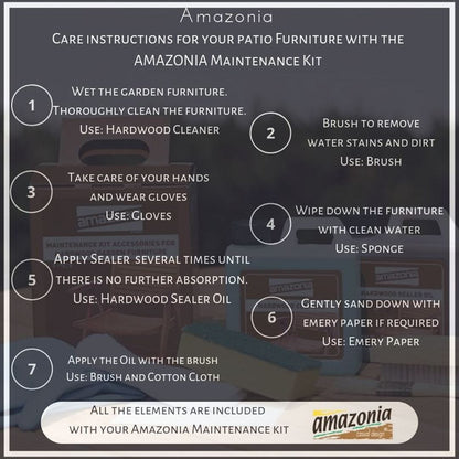 Set da pranzo ovale estensibile per patio da esterno da 9 pezzi - 9 pezzi