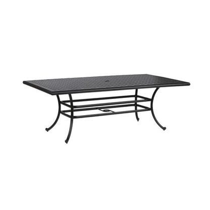 Set da pranzo in alluminio South Ponto da 7 pezzi con sedie girevoli imbottite di Havenside Home