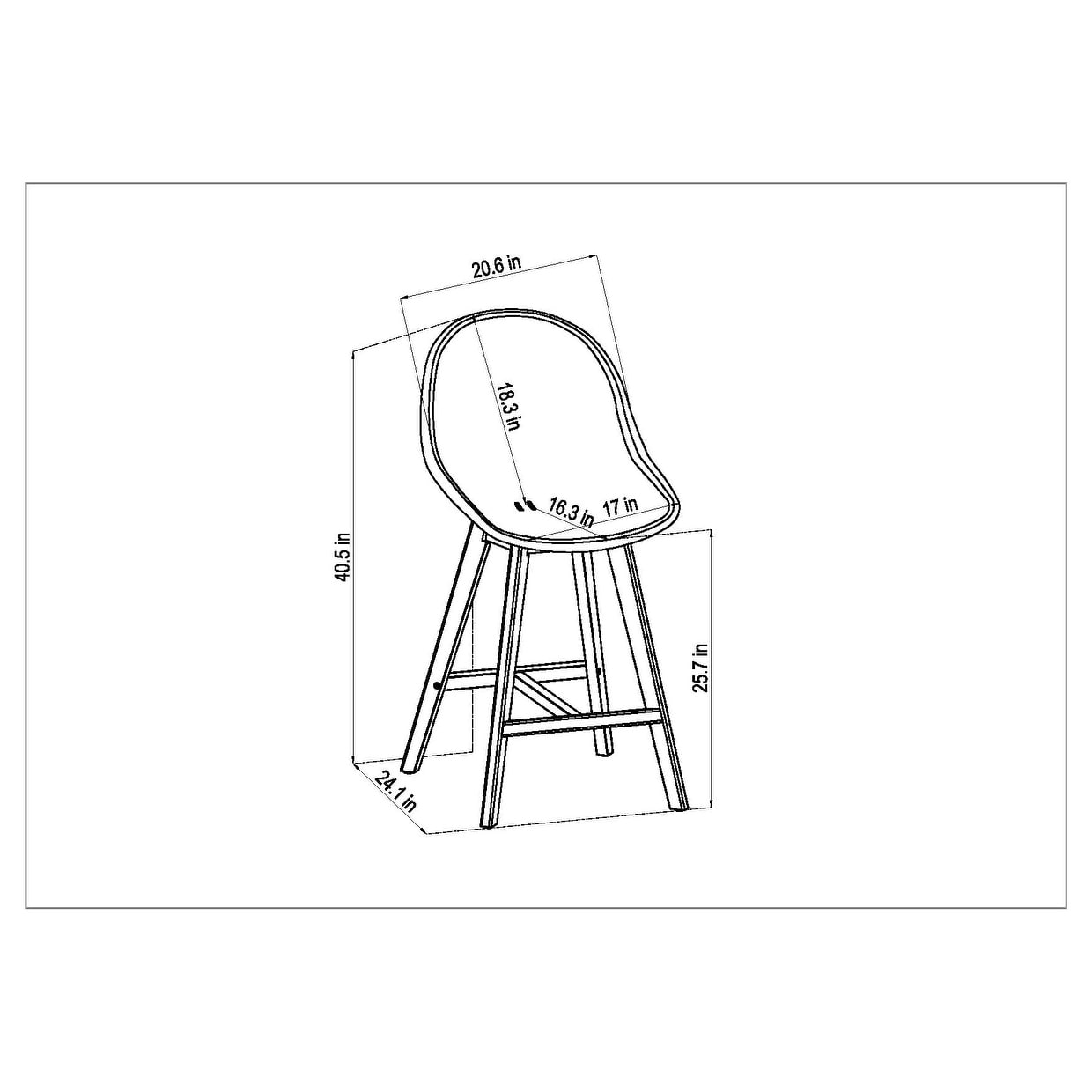 Set da bar Hawaii Patio da 5 pezzi