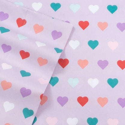 Set di lenzuola Hearts di Sweet Home Collection - Multi