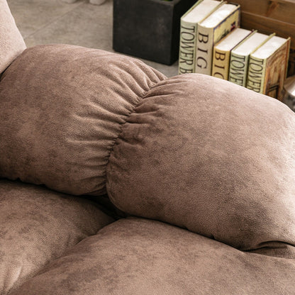 Poltrona reclinabile elettrica per anziani con design imbottito e resistente