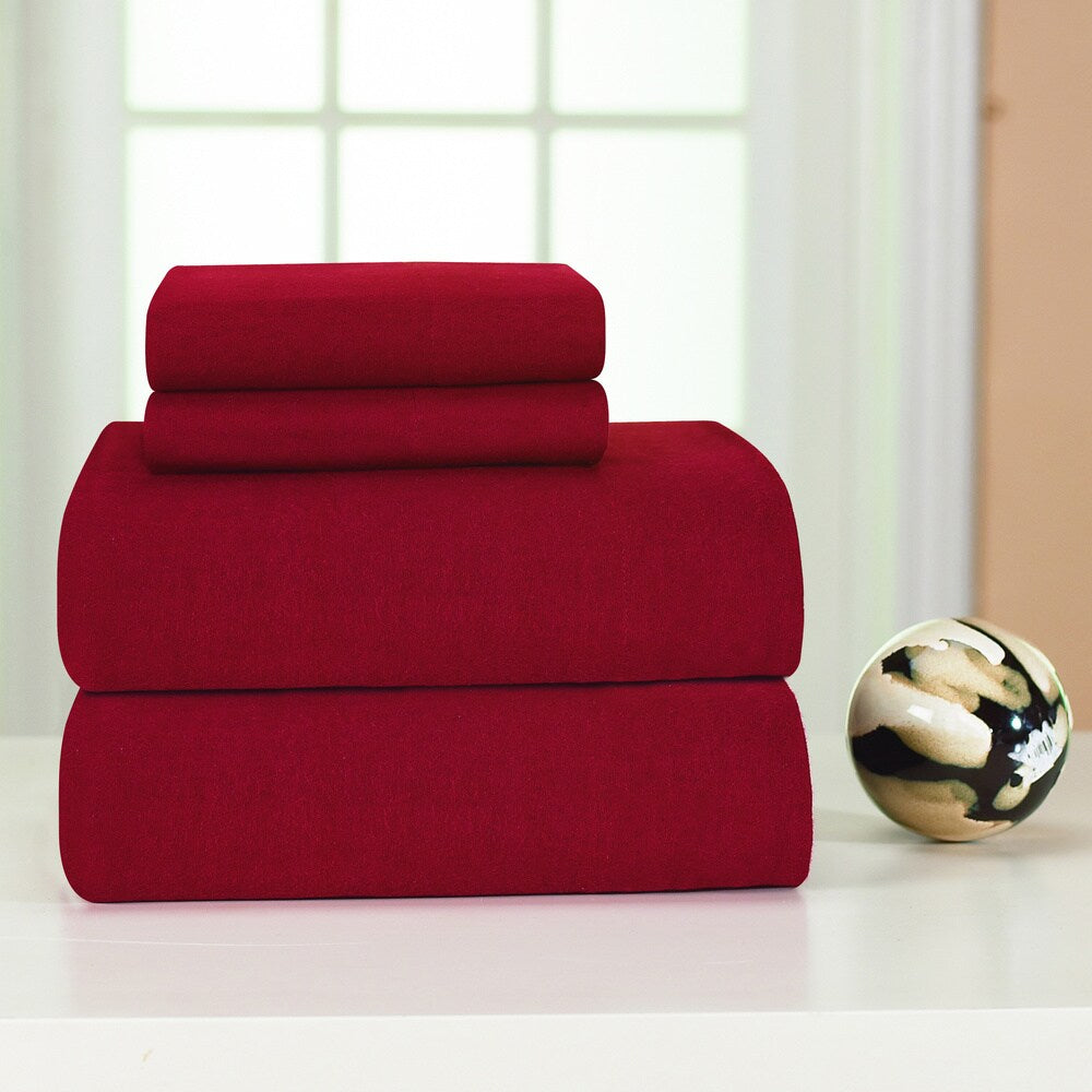 Set di lenzuola in flanella di cotone pesante