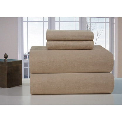 Set di lenzuola in flanella di cotone pesante