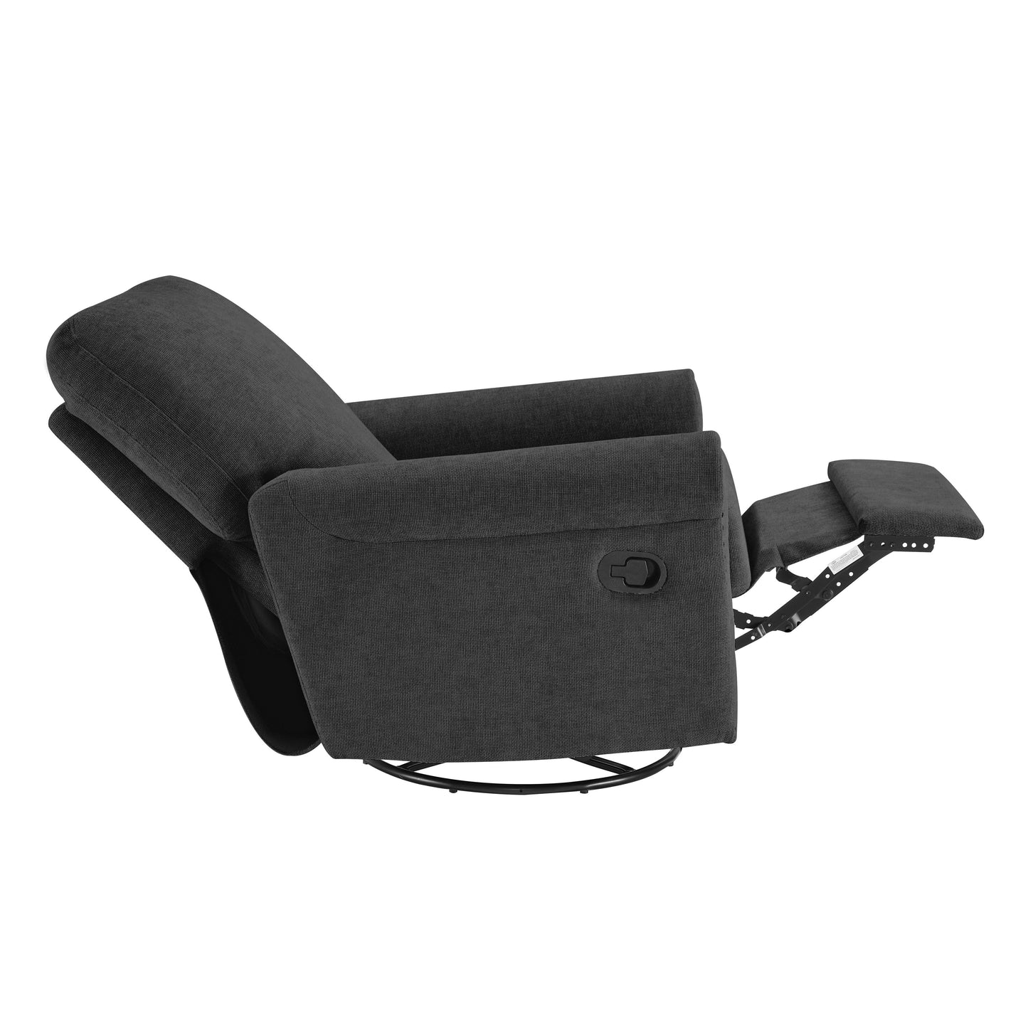 Set di 2 poltrone reclinabili manuali Heido con rotazione a 360 gradi