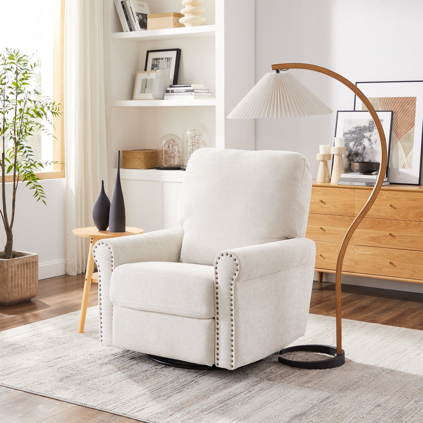 Poltrona reclinabile manuale girevole a 360 gradi Heido