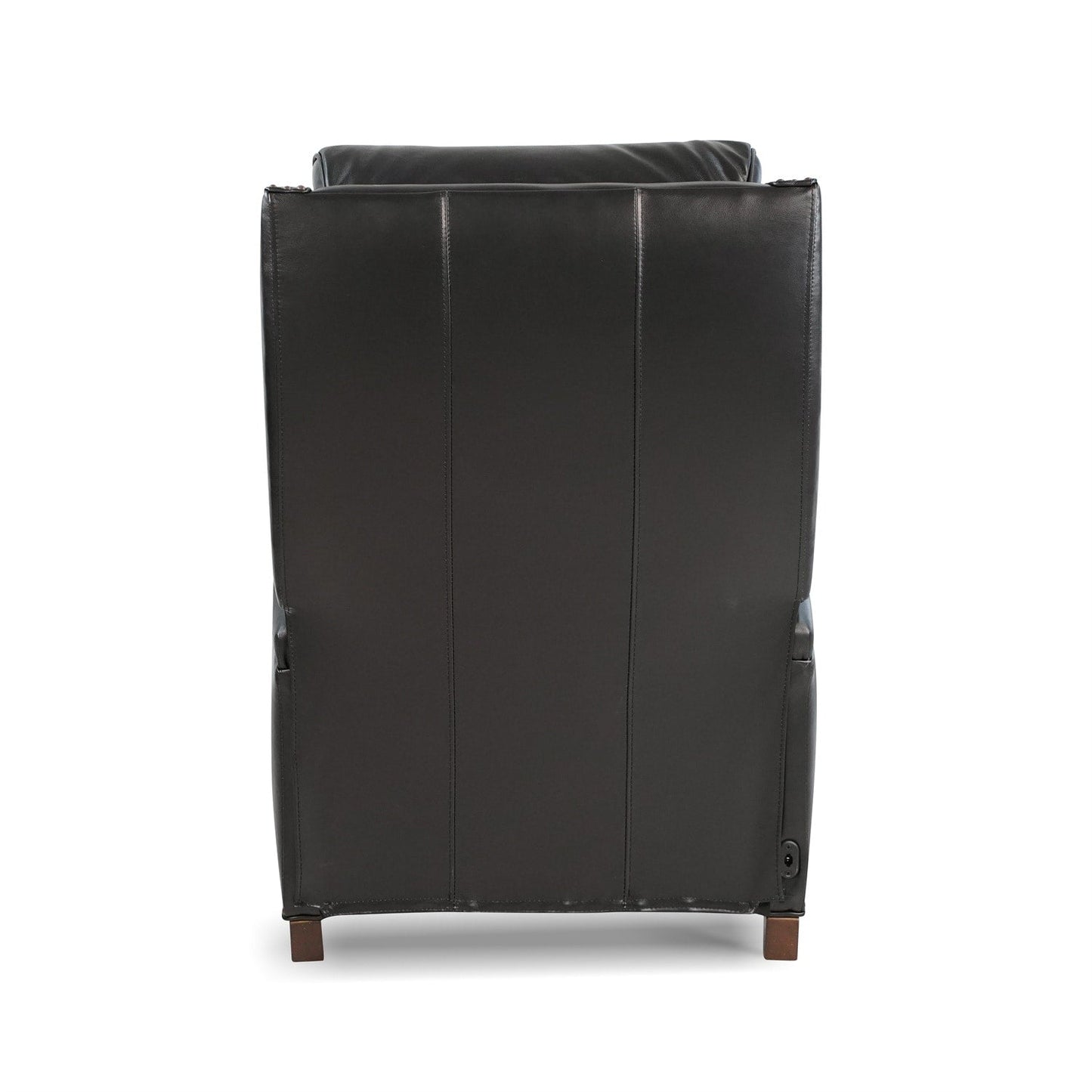 Poltrona reclinabile elettrica Hekkin in vera pelle con poggiatesta regolabile e porta USB, seduta ultra comoda per il soggiorno