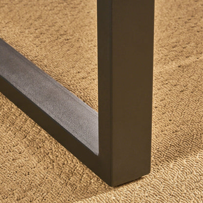 Set da pranzo rettangolare Heron Outdoor da 6 posti in legno di acacia e vimini di Christopher Knight Home