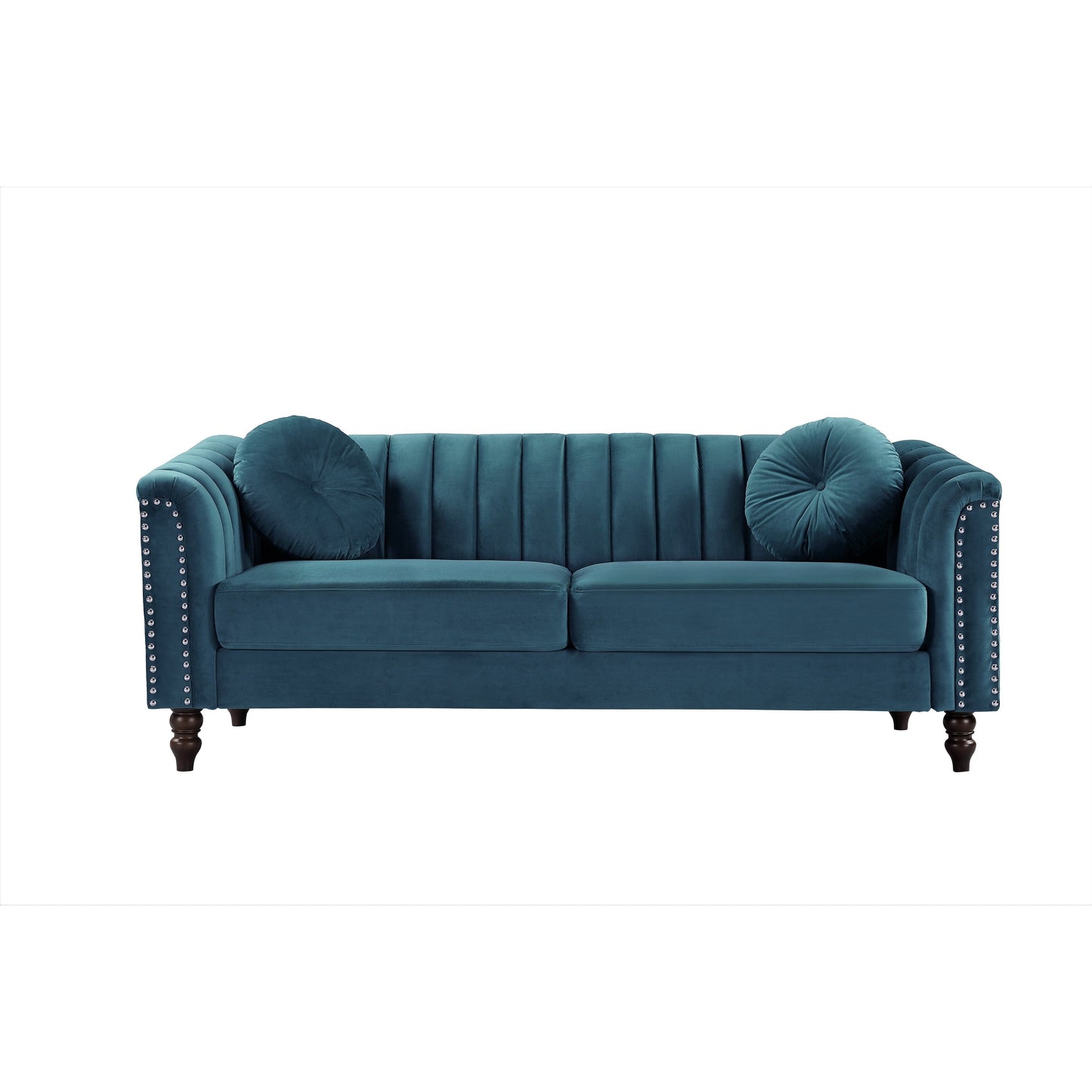Divano Hills Tufted Back Nailhead 75.2