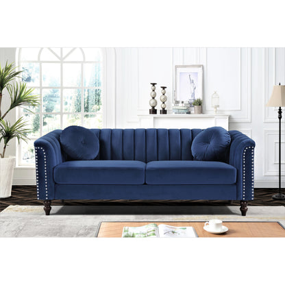Divano Hills Tufted Back Nailhead 75.2