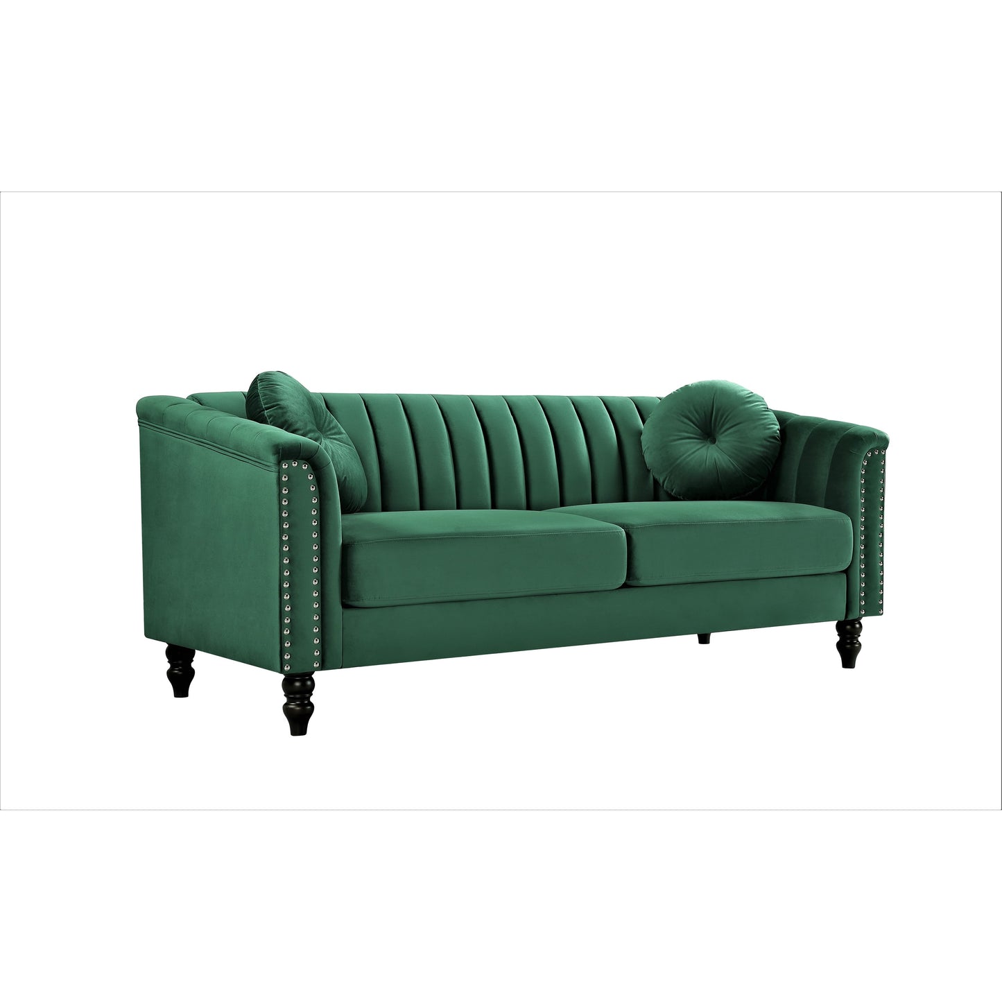 Divano Hills Tufted Back Nailhead 75.2
