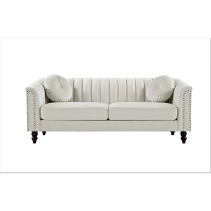 Divano Hills Tufted Back Nailhead 75.2