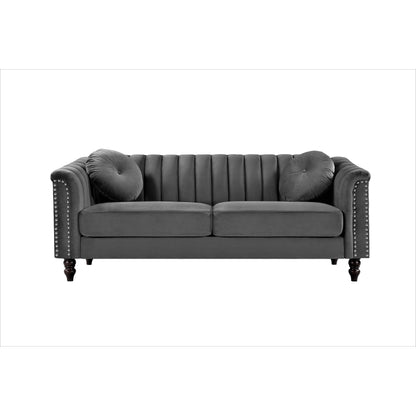 Divano Hills Tufted Back Nailhead 75.2