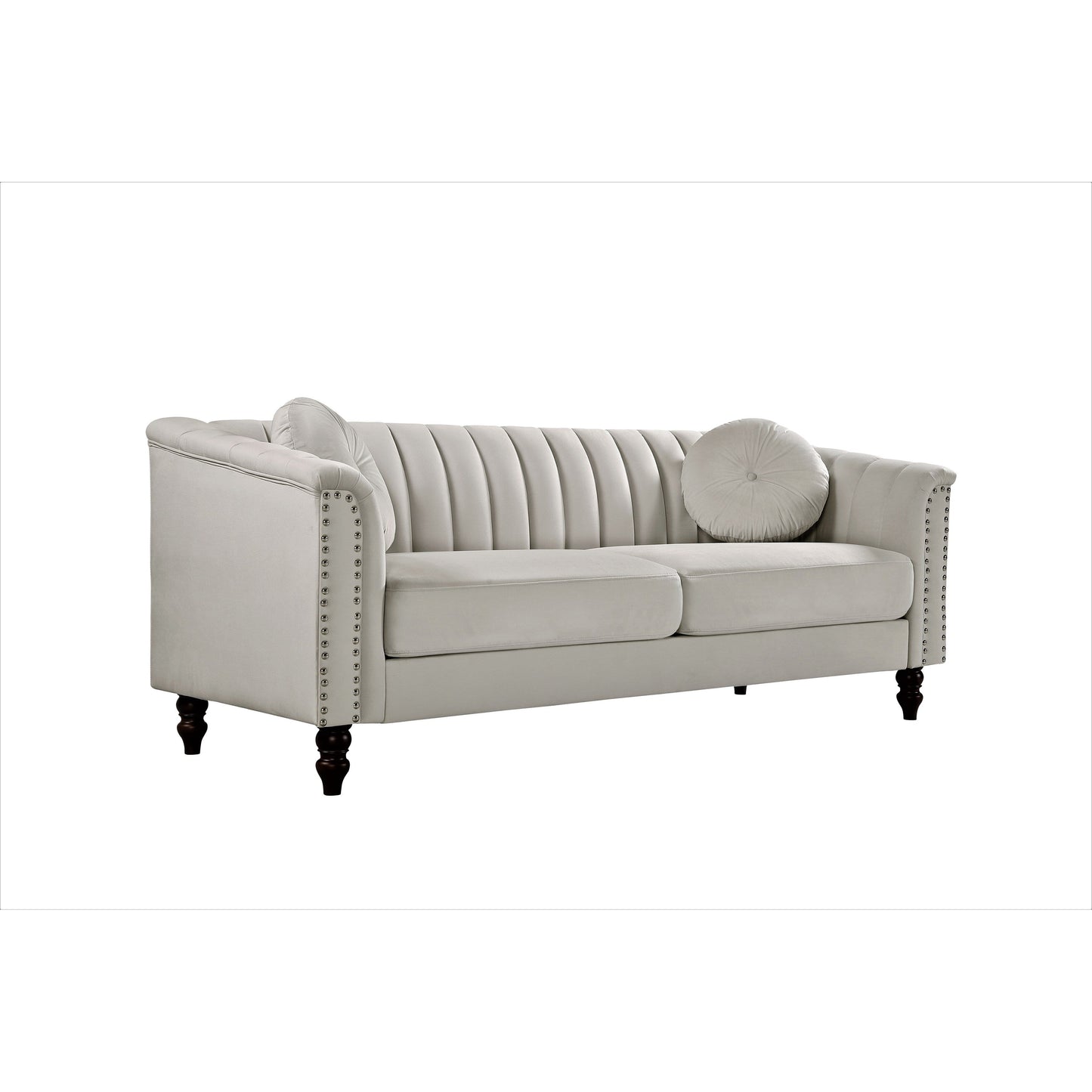 Divano Hills Tufted Back Nailhead 75.2