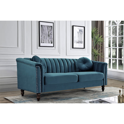 Divano Hills Tufted Back Nailhead 75.2