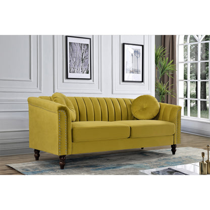 Divano Hills Tufted Back Nailhead 75.2