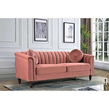 Divano Hills Tufted Back Nailhead 75.2