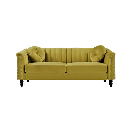 Divano Hills Tufted Back Nailhead 75.2