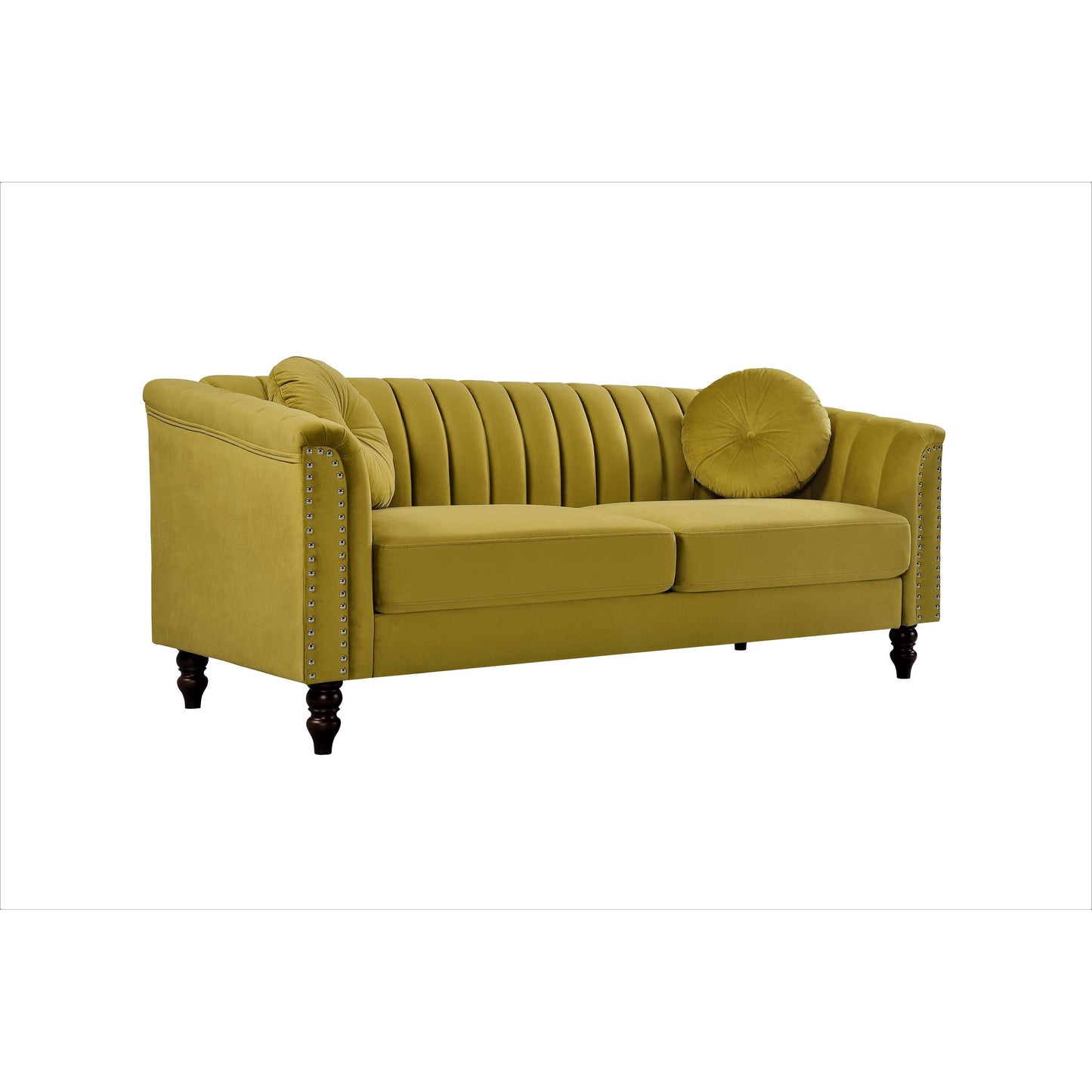 Divano Hills Tufted Back Nailhead 75.2