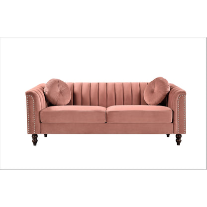 Divano Hills Tufted Back Nailhead 75.2