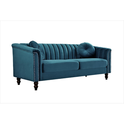 Divano Hills Tufted Back Nailhead 75.2