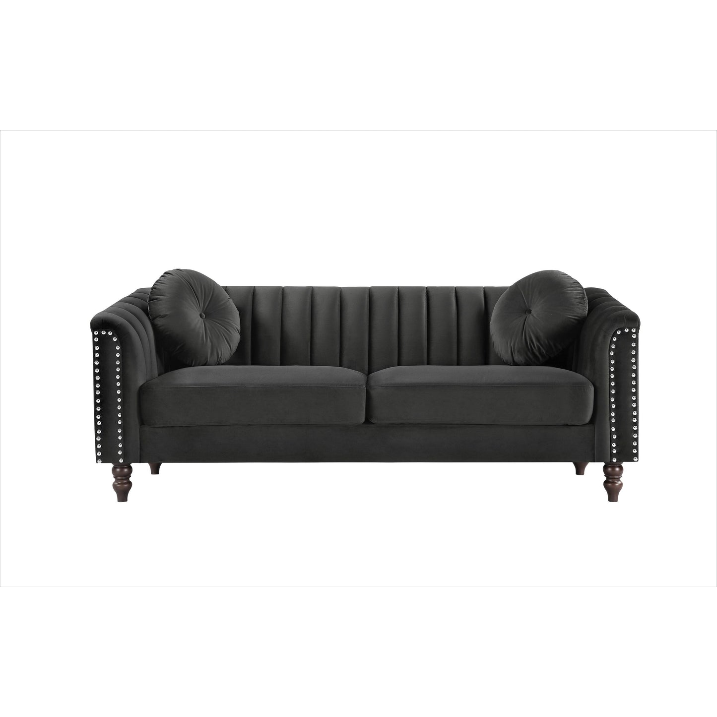 Divano Hills Tufted Back Nailhead 75.2