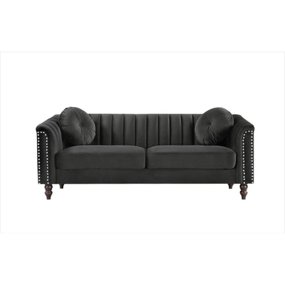 Divano Hills Tufted Back Nailhead 75.2