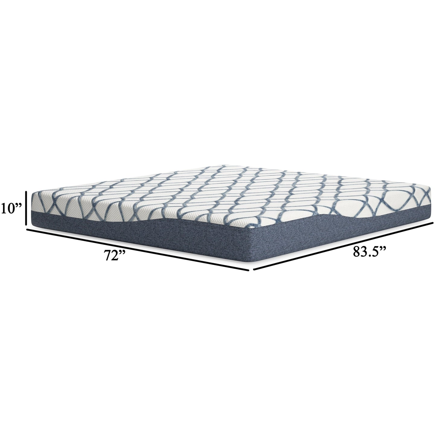 Materasso Himy California King, 10 pollici di raffreddamento, memory foam Response