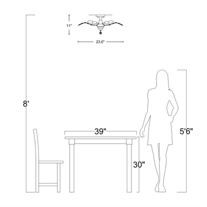 Lampada a filo Holly a 4 luci con foglie di cristallo