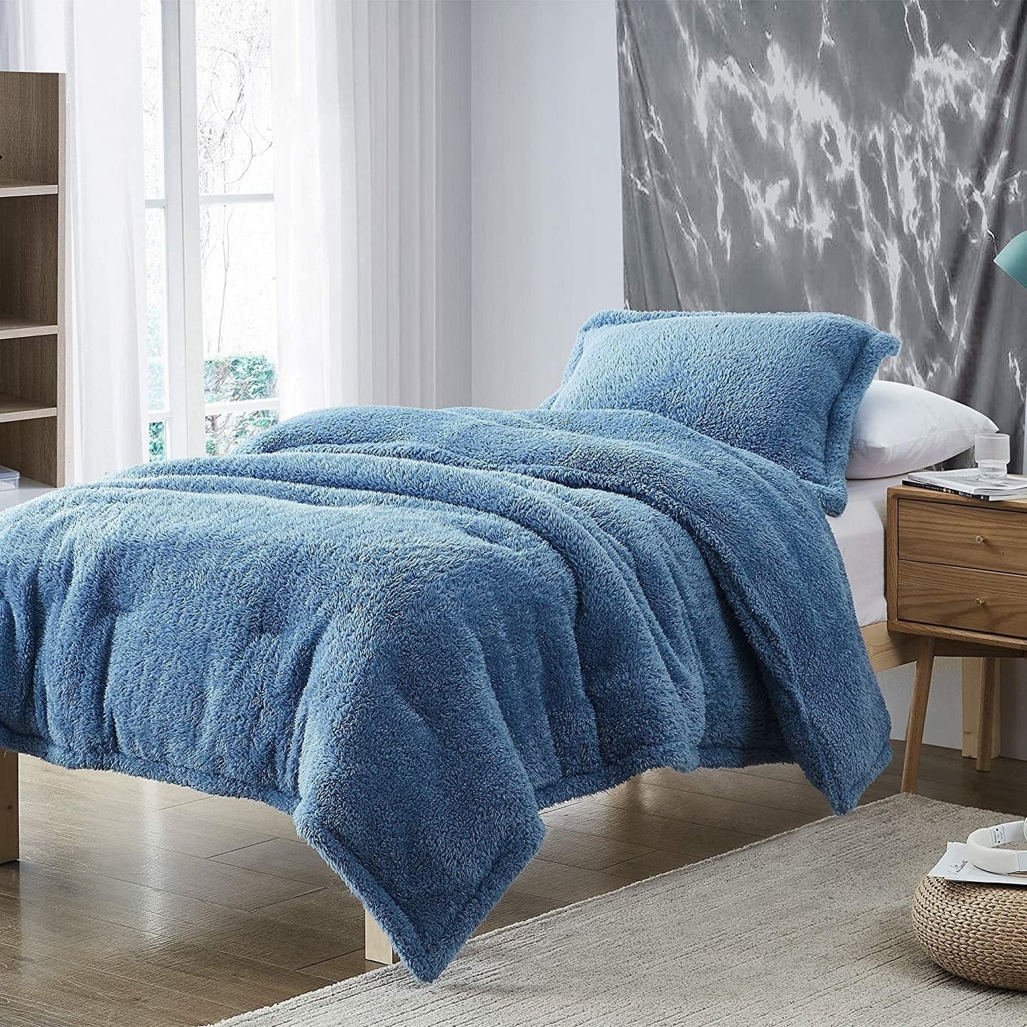 Hollywood - Set copripiumino oversize Coma Inducer® - Denim sbiadito