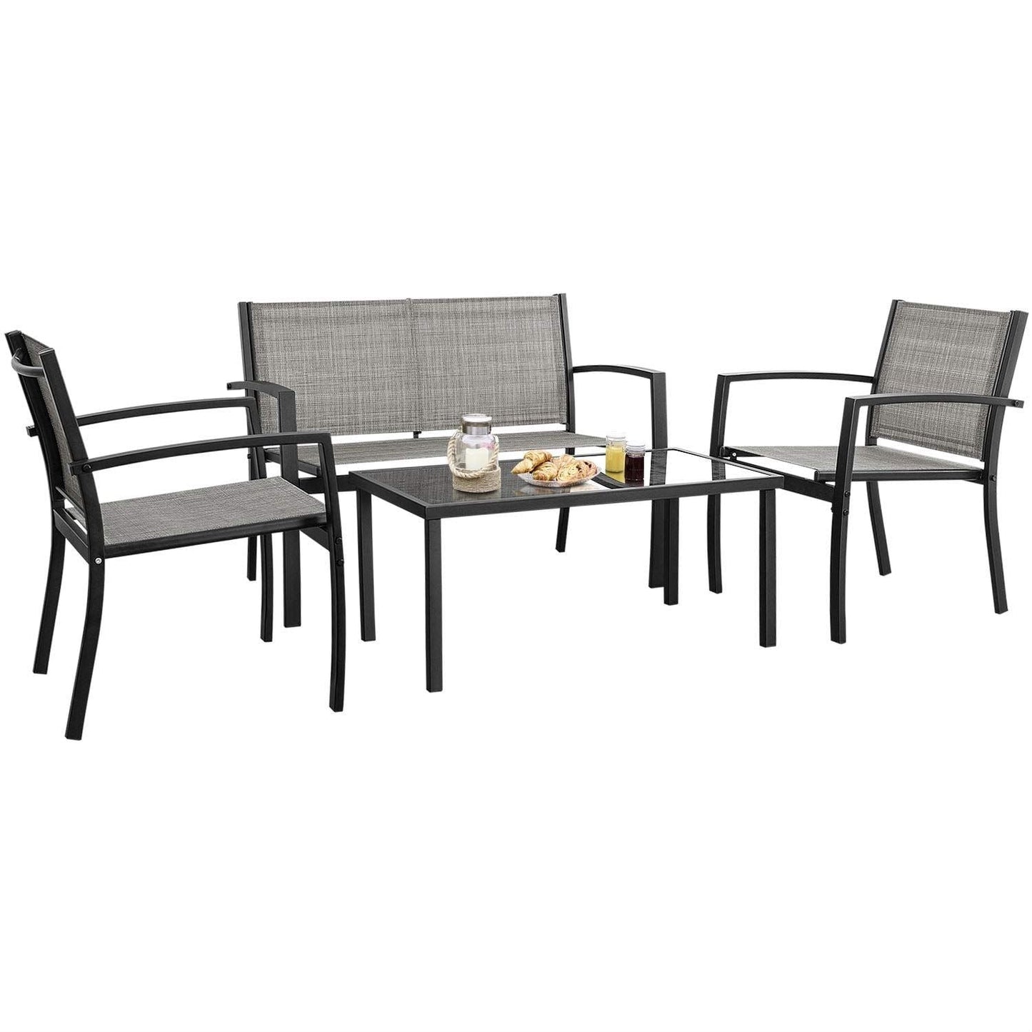 Set di mobili da esterno Homall da 4 pezzi