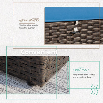 Homall 5 pezzi set di mobili da giardino in vimini divano componibile per esterni in rattan