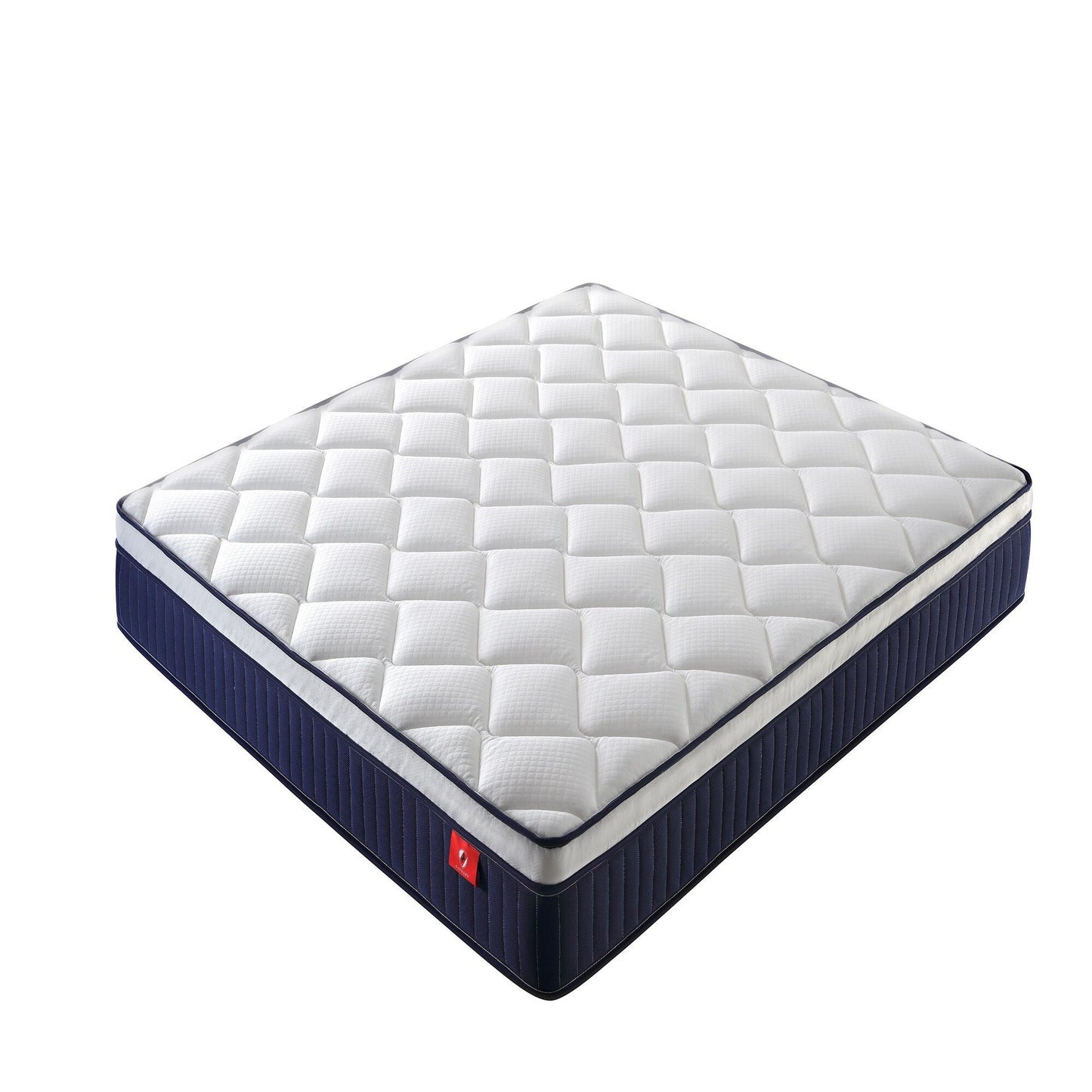 Materasso a molle per la casa Materasso ibrido medio in una scatola con molle insacchettate certificate Certipur-Us e isolamento del movimento