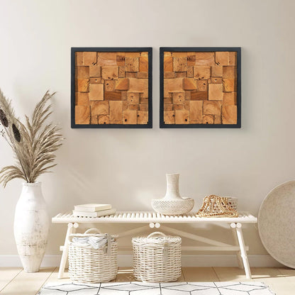 Home Soft Things Decorazione murale Pannello murale in legno stile fattoria