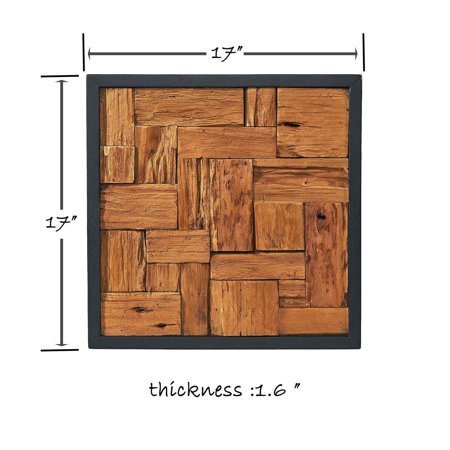 Home Soft Things Decorazione murale Pannello murale in legno stile fattoria