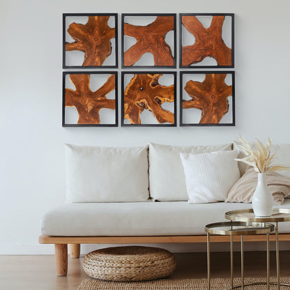 Home Soft Things Decorazione murale Pannello murale in legno stile fattoria