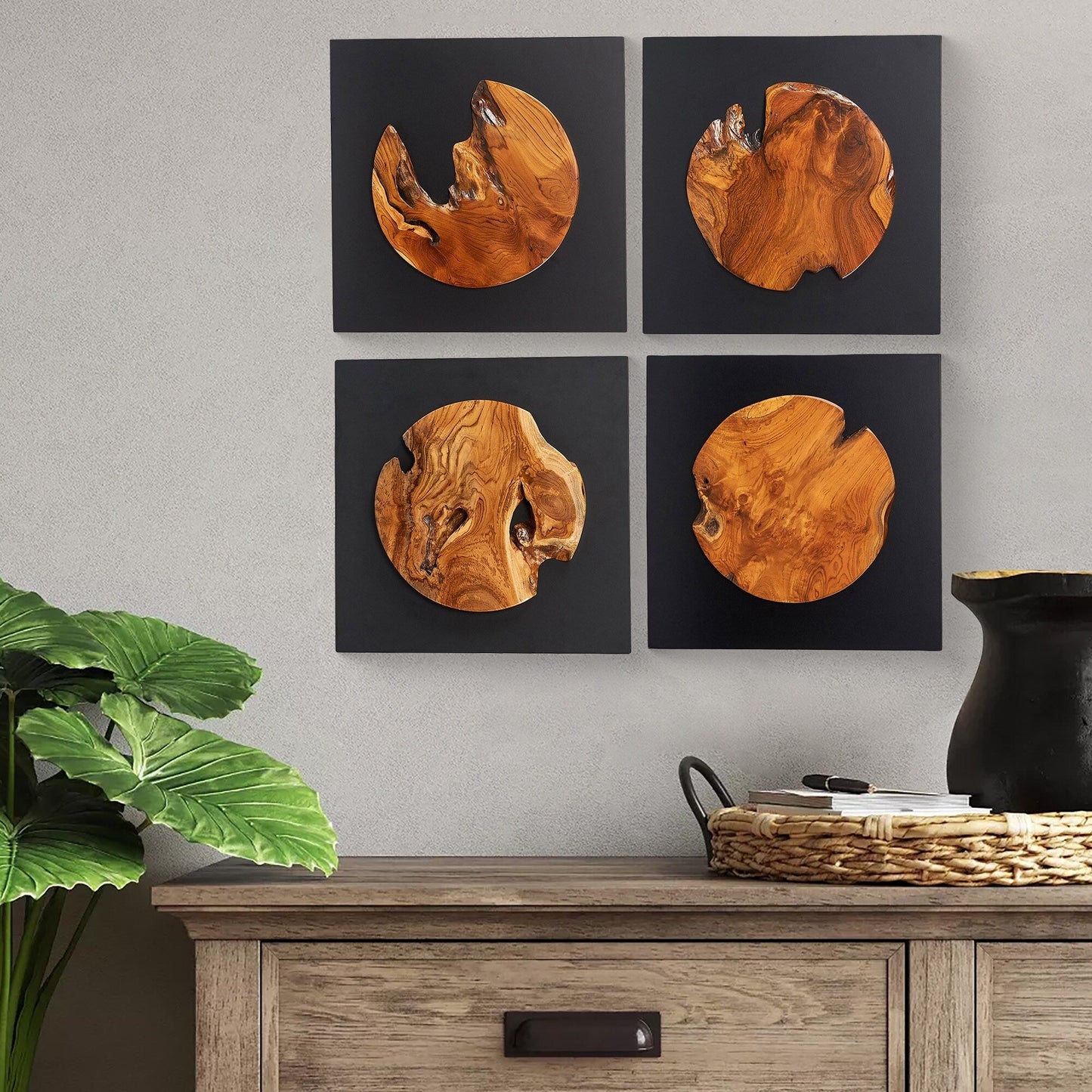 Home Soft Things Decorazione murale Pannello murale in legno stile fattoria