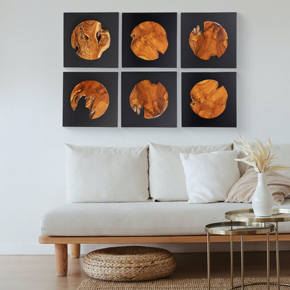 Home Soft Things Decorazione murale Pannello murale in legno stile fattoria