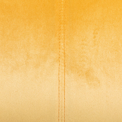 Divano a 3 posti Honey 76.25 in velluto con cuciture a canale e gambe in metallo per soggiorno