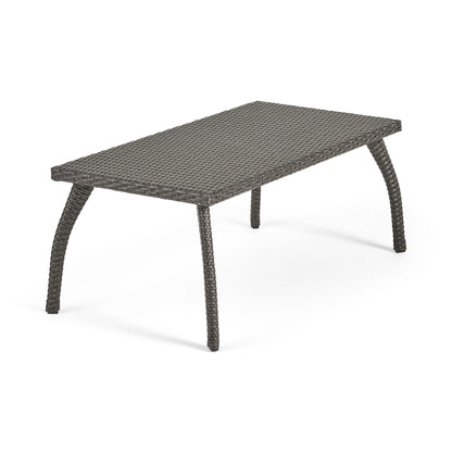 Set di 4 sedute imbottite in vimini Honolulu Outdoor di Christopher Knight Home