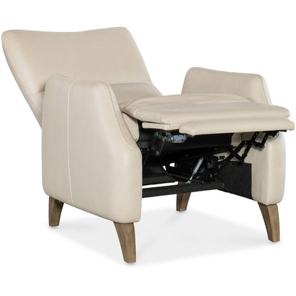 Hooker Furniture RC107-PB-083 Rumero 33 Wide Metal Frame Leather