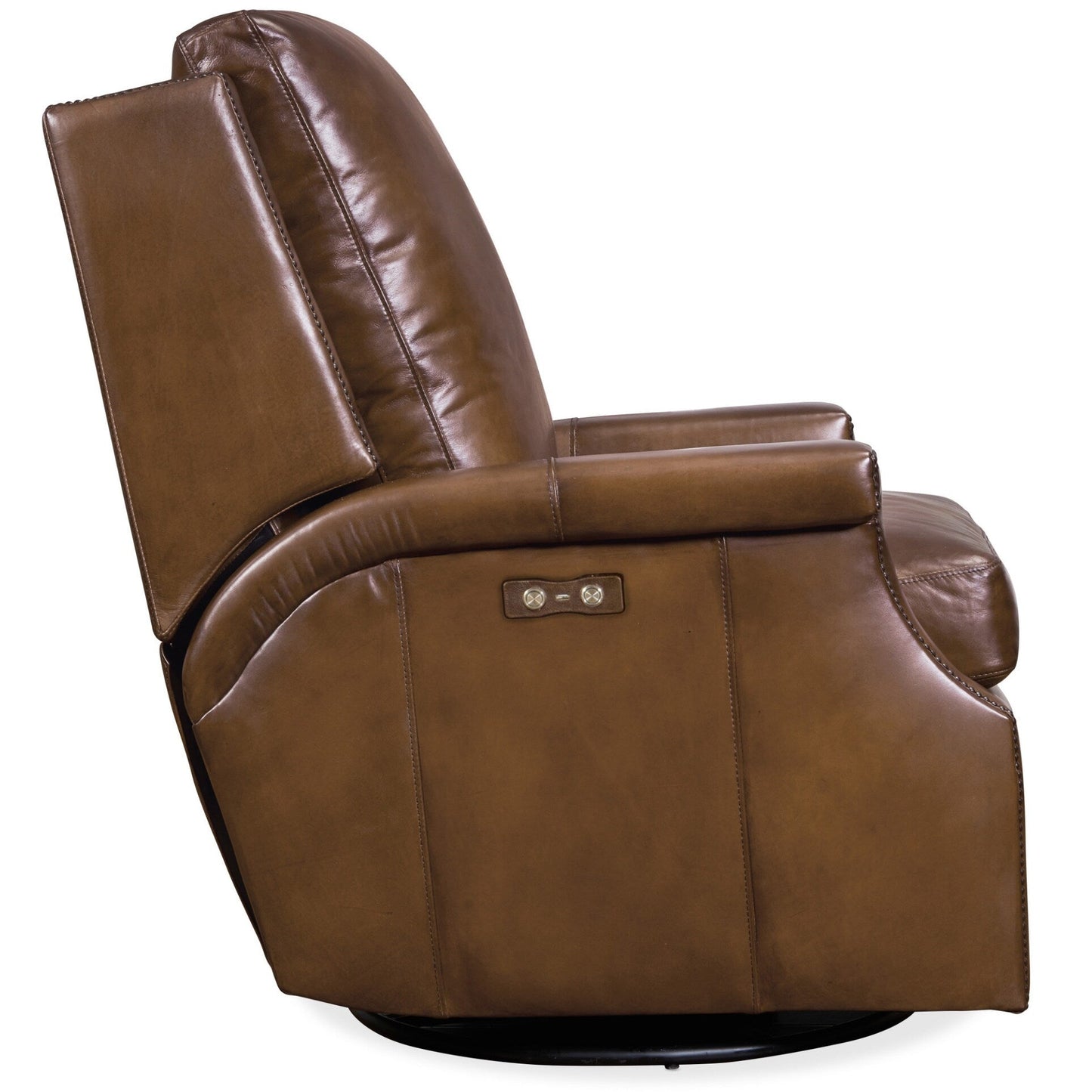 Hooker Furniture RC379-PSWGL Collin 31 Wide Leather Swivel Power
