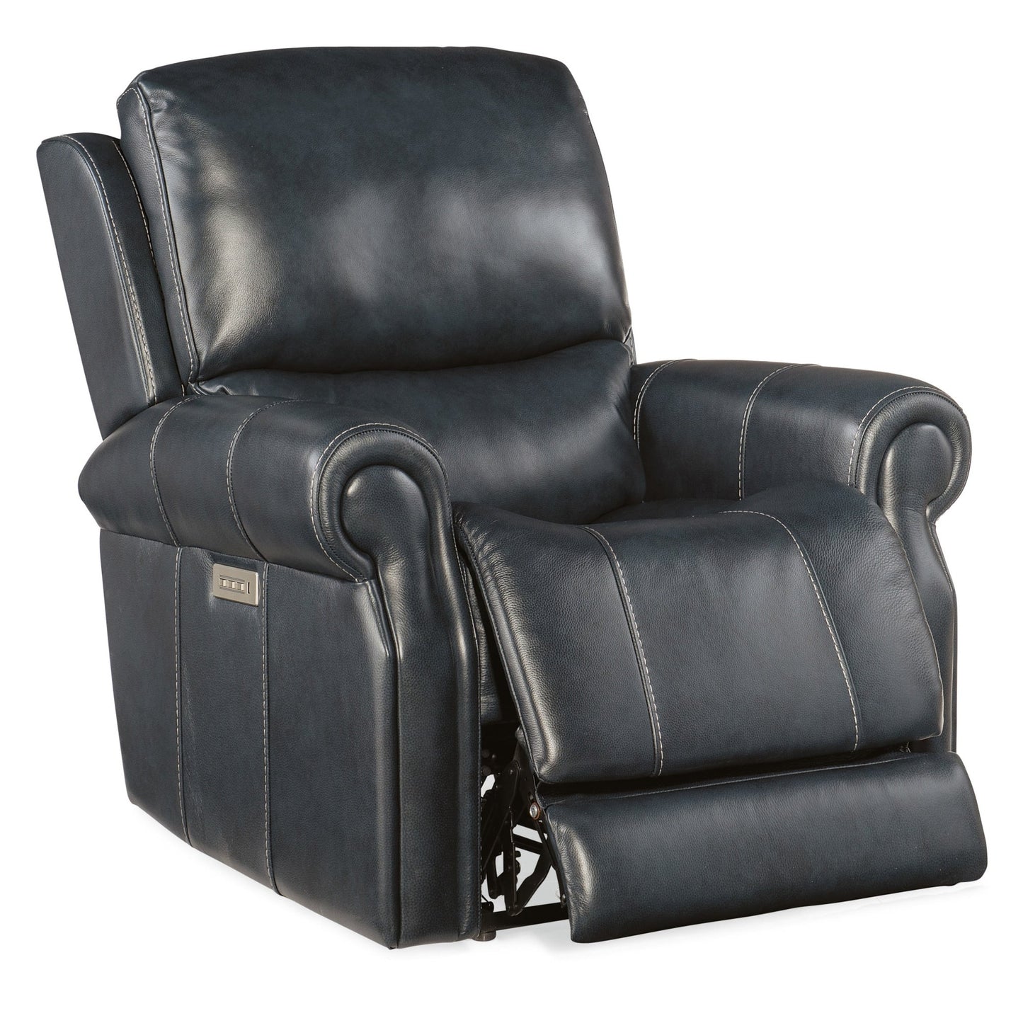 Hooker Furniture RC602-PHZL-POWER-RECLINER Eisley 39 Wide Leather - Sorrento Night Seas
