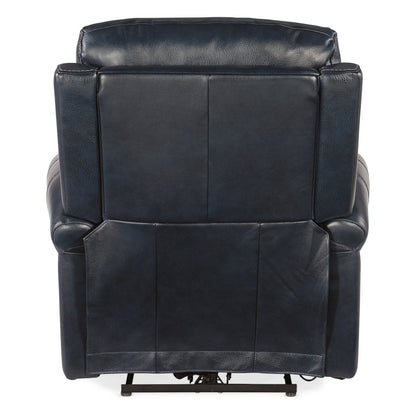 Hooker Furniture RC602-PHZL-POWER-RECLINER Eisley 39 Wide Leather - Sorrento Night Seas