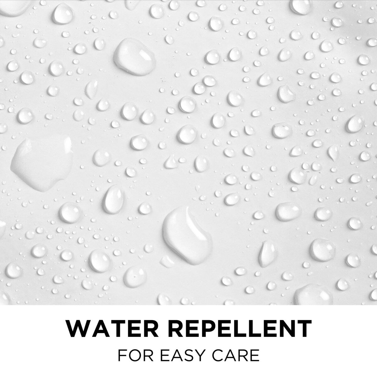 Hookless It's A Snap - Fodera per tenda da doccia in PEVA resistente all'acqua con finestra trasparente, senza ganci - Frost