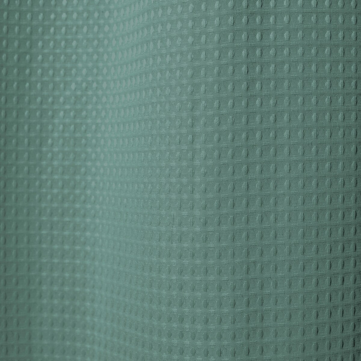 Tenda da doccia 3 in 1 a nido d'ape senza ganci con finestra superiore trasparente, anelli flessibili e fodera in tessuto