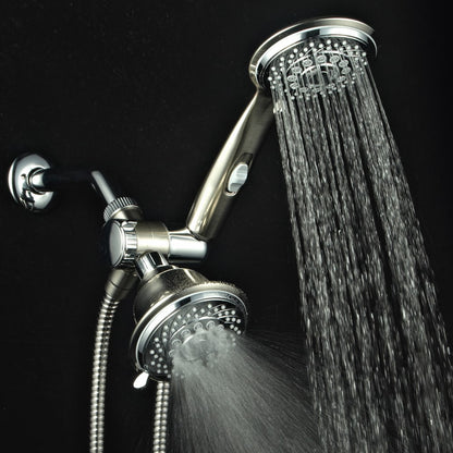 HotelSpa Designer Collection - Doccia combinata in cromo e nichel spazzolato - Multicolore