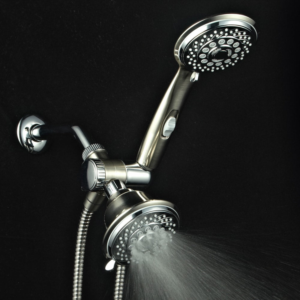 HotelSpa Designer Collection - Doccia combinata in cromo e nichel spazzolato - Multicolore