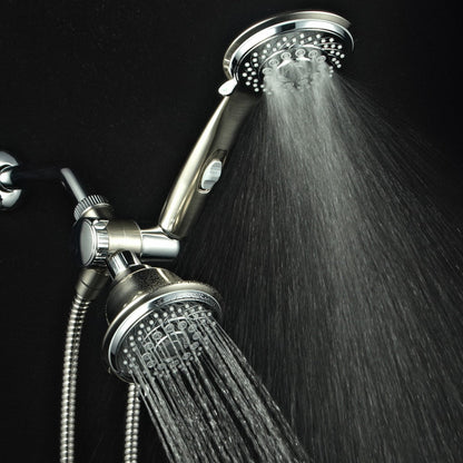 HotelSpa Designer Collection - Doccia combinata in cromo e nichel spazzolato - Multicolore