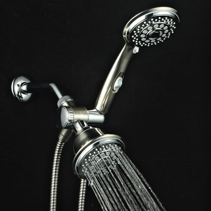 HotelSpa Designer Collection - Doccia combinata in cromo e nichel spazzolato - Multicolore